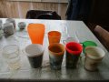 Чаши и сервизи стъклени, порцеланови и пластмасови разнообразни, и метални канчета, снимка 15