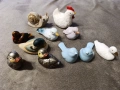 Ретро порцеланови и керамични фигурки птици, патица, лебед, винтидж фигурки , снимка 1