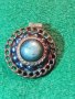 СТАРА РЕТРО АРТ ДЕКО СКЪПОЦЕННА БРОШКА НАКИТ БИЖУ ОБЕЦА КЛИПС БРОНЗ 23775, снимка 2