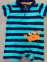 Carters 2бр летни гащеризона 12м, снимка 2