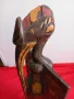 19Век Дървена Скулптура СЕНУФО , Птица Носорог, Кот д'Ивоар, снимка 3