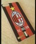 Футболни кейсове на AC MILAN!Фен гръбче за телефон на Милан с име и номер!Футболни подаръци!, снимка 1