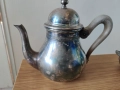 Немски сервиз чайник и захарница от посребрен метал, снимка 2