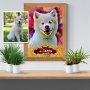 Професионален Дигитален Портрет на Домашен Любимец Куче / Котка с Включена Рамка, снимка 6
