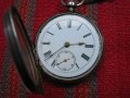 Сребърен джобен часовник Kendal & Dent , снимка 6