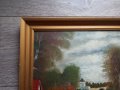 Картина масло - пейзаж 1945 год., снимка 2