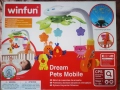 Winfun Dreams Pet Mobile въртележка с лампа за бебешко легло, снимка 1