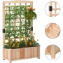 ПРОМОЦИЯ Повдигната леха/цветарник от масивна дървесина 30CXDJPL06PE, снимка 3