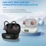 JISWK 2 пакета безжични слушалки в ушите, Bluetooth 5.3, 40 ч, кукички за уши, снимка 7