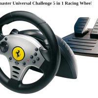 Геймърско кормило с педали и скорости Thrustmaster Universal Wheel 5-in-1 за PC; PS3; PS2; Wii, снимка 2 - Други - 43506158