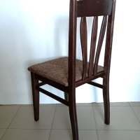 Трапезен стол Лале цвят тъмен орех, снимка 2 - Столове - 44044916