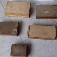 Стари дървени кутии, снимка 3 - Табакери - 27600899