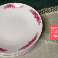 Seltmann Weiden porcelain!
Прекрасен комплект без забележки,с наситени розови цветя!, снимка 4 - Чинии - 43257647