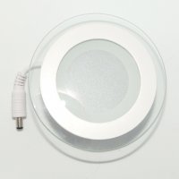 LED панел за вграждане - кръг, 6W бяла светлина с LED драйвер, снимка 1 - Лед осветление - 38164605