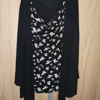 Макси блуза/туника 2в1, снимка 1 - Блузи с дълъг ръкав и пуловери - 43000957