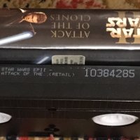 Видеокасета '' STAR WARS  Attack of the clones '' VHS, снимка 6 - Приключенски - 44044439