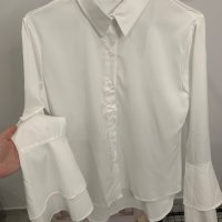 Бяла риза в размер L, снимка 5 - Ризи - 44096870
