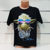 Нова детска тениска с трансферен печат Йода, Междузвездни войни (Star Wars), снимка 2 - Детски тениски и потници - 28443085