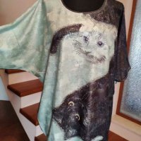 Д блуза котка, снимка 2 - Туники - 28171746