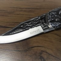 Руски сгъваем джобен нож с калъф АКУЛА ,сталь 65х13, снимка 6 - Ножове - 28100111