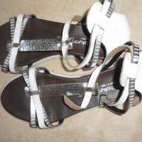 Дамски кожени  ниски сандали  Sono Italiana Shoes, снимка 6 - Дамски ежедневни обувки - 26311823