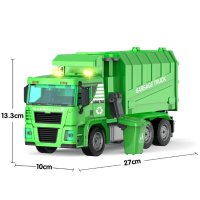 Камион за боклук за разглобяване и сглобяване + кофа + звук и светлина, снимка 2 - Коли, камиони, мотори, писти - 43906918
