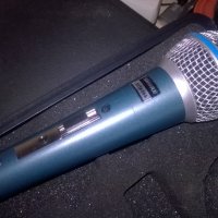 вокален микрофон shure-BETASM58S-жичен качествен, снимка 3 - Микрофони - 26333295