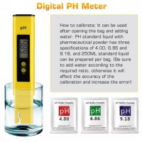 НОВ PH тестер ph метър измерва киселинност на водата уред за вода, снимка 6 - Други - 36635835