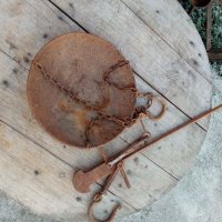 Стар кантар тип -паландза, снимка 4 - Антикварни и старинни предмети - 35603525