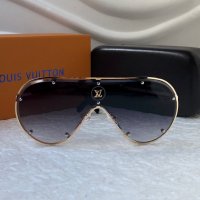 Louis Vuitton Mъжки слънчеви очила маска висок клас, снимка 4 - Слънчеви и диоптрични очила - 39123065