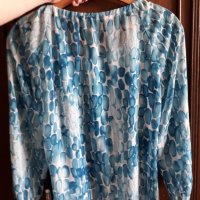 Дамска лятна тънка ефирна блуза с дълъг ръкав, снимка 5 - Блузи с дълъг ръкав и пуловери - 29007599