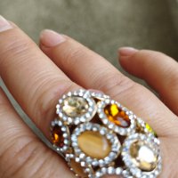 Дамски пръстен - многоцветен 🌈!, снимка 7 - Други - 43105159