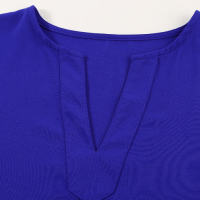 Дамска блуза тип кимоно в син цвят, снимка 7 - Туники - 44862518
