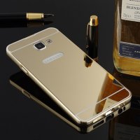 Огледален алуминиев бъмпер кейс за Samsung Galaxy A3, A3 2016, A300, A, снимка 1 - Калъфи, кейсове - 28635926