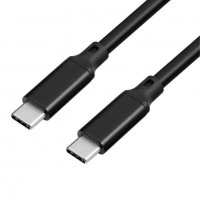 ТИП-C КОНЕКТОР 100 W USB-C / USB-C КАБЕЛ -1M AN-10-1M 1БР., снимка 1 - USB кабели - 38608836