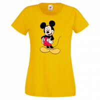 Дамска тениска Mickey Mouse 8 .Подарък,Изненада,, снимка 10 - Тениски - 36526612