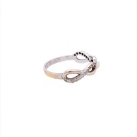 Златен дамски пръстен 1,81гр. размер:53 14кр. проба:585 модел:21045-2, снимка 3 - Пръстени - 43402362