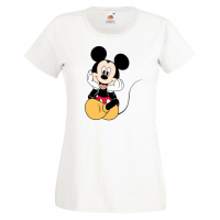 Дамска тениска Mickey Mouse 3 Мини Маус,Микки Маус.Подарък,Изненада,, снимка 9 - Тениски - 36526396