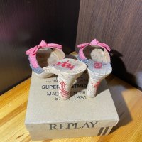Replay оригинални дамски обувки от корк с кутия, снимка 7 - Дамски обувки на ток - 39438832