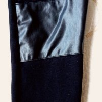 Детски черен ластичен панталон клин LC Waikiki  ръст 128 - 134см, снимка 3 - Детски клинове - 32438659