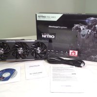 Sapphire NITRO R9 390, 8GB GDDR5, 512 bit, PCI-E 3.0, DVI-D, HDMI, 3x DisplayPort DP, TRI-X OC , снимка 1 - Видеокарти - 43383488