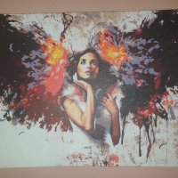 Нова картина " Огнени крила", снимка 1 - Картини - 35522226