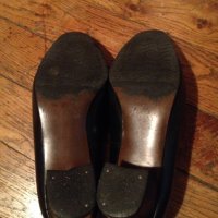 Дамски испански обувки 38 черни естествена кожа Pie Santo , снимка 4 - Дамски елегантни обувки - 26851157