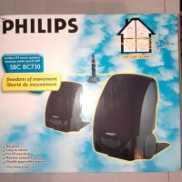 Безжични FM стерео високоговорители PHILIPS, снимка 1 - Тонколони - 44019129