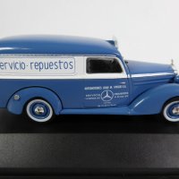 Mercedes-Benz 170D Juan Manuel Fangio 1954 - мащаб 1:43 на IXO/Altaya модела е нов PVC дисплей-кейс, снимка 3 - Колекции - 26821201