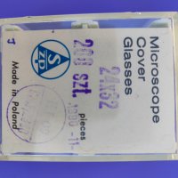 микроскопски покривни стъкла -кутия 400 бр, снимка 2 - Лаборатория - 43821011