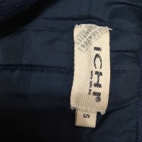 Дамско/тийнеджърско тъмносиньо късо палто Ichi, размер 34/S, снимка 3 - Палта, манта - 38974628