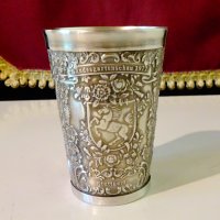 Чаша от калай,Щутгарт,герб. , снимка 3 - Антикварни и старинни предмети - 33268553