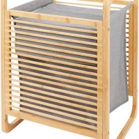Бамбукова кошница за пране 40 х 35.5 х 60 см, снимка 1 - Други стоки за дома - 43078283