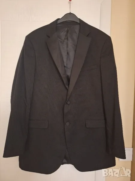 Нов мъжки костюм Андрюс,номер 58,ръкавели и папионка, снимка 1